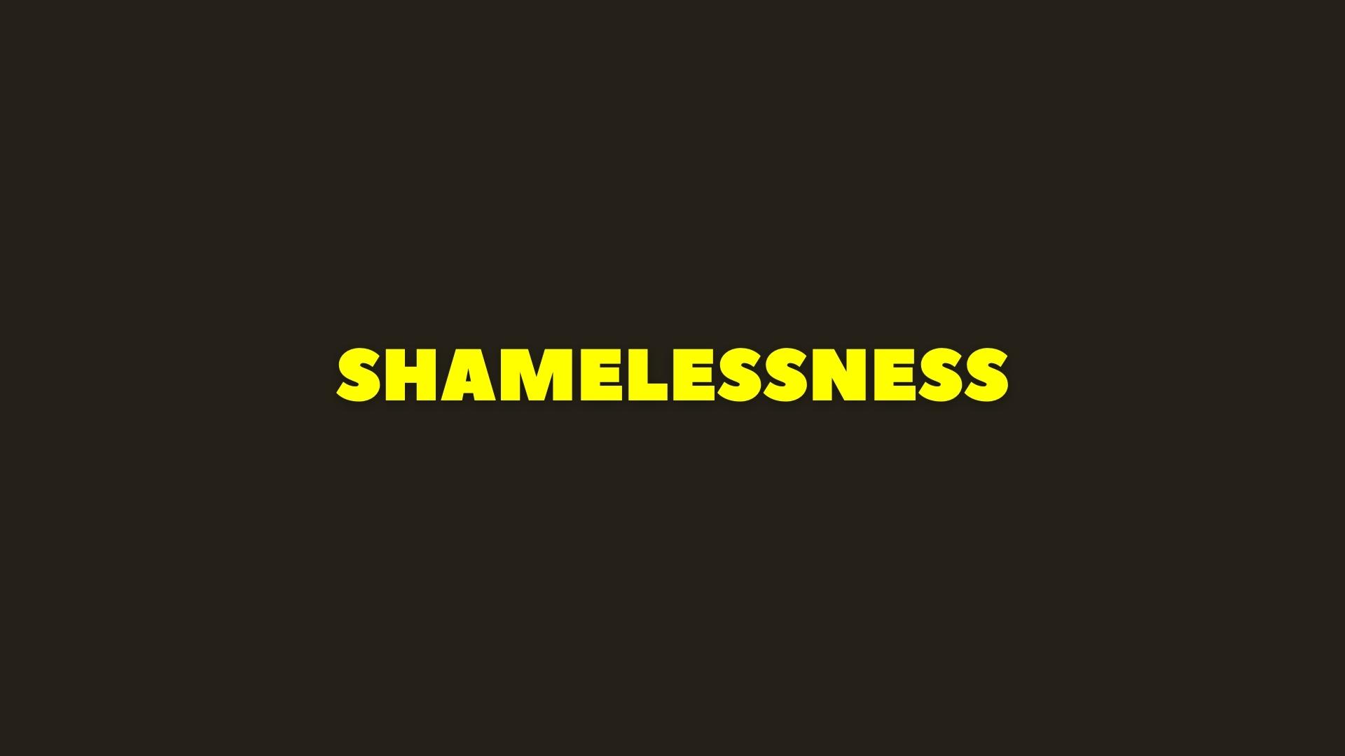 Be Shameless - Sola Mathew